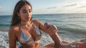 i made this horny tan girl beg for mercy while roughly and fast wrecking her juicy ass with my thrusts [ai]