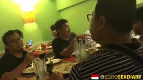 EuroSexDiary Sexy European Brunette Babe Filled With Cum