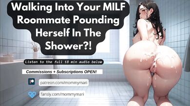 Your MILF Roommate Pounding Herself In The Shower