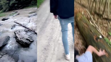 Sex by the waterfall with my brothers wife