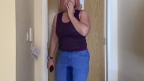 Waiting for delivery and wetting my jeans