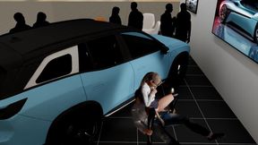 A Couple Is Secretly Fucking at the Car Show