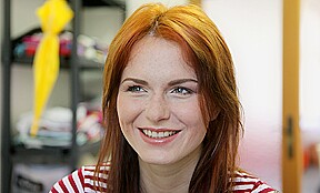Amber Fox in Foxy Amber - WeLikeToSuck