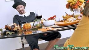 Foursome sexual session featuring eager stepsisters