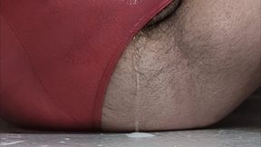 Wetting Dark Blue Jeans & Rewetting Pink Panties Over & Over