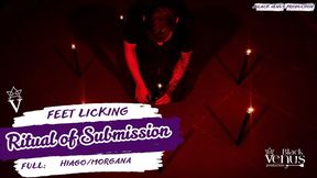 Ritual of Submission: My Temple Slave's Deepthroat Mastery and Divine Foot Worship Session FULL