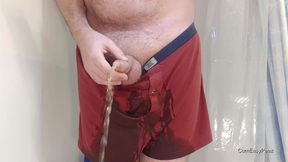 Solo Red Boxer Piss Play