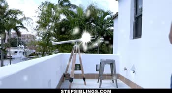 Demi Sutra's Step Sis Seduction: Black Babe Fucks Stepbro's Big Cock