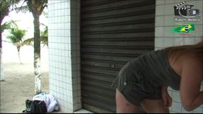 loira sarada surfista safada, faz sexo com rubens badaro na praia.