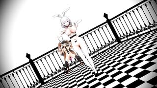 Mmd 3D Anime Sirius シリアス　トゥーン調 Plowed Rough until she Cum