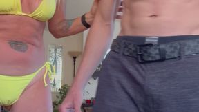 Rematch! Liz Lightspeed and Ryan Rocket have another Belly Punching contest!
