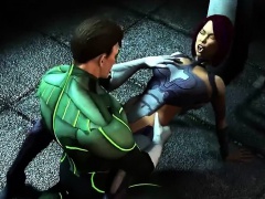 Green Lantern Proves His Manhood - Best 3D hentai porn