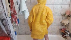 poncho shower feet fetish blowjob