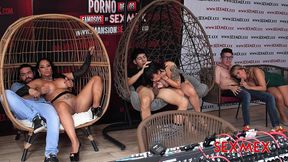 sexmex - gangbang welcome . kari cachonda loree love