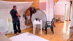 Curvy Model Roxy Black Ravaged Deep By Photographer Then Jizzed All Over Her Tits LETSDOEIT