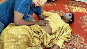 desi saree wear bhabhi romantic sex with husband