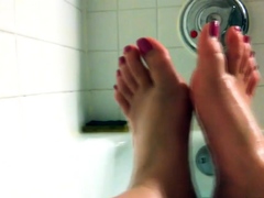 Webcam amateur tasha sky entertains a voyeurs foot fetish w