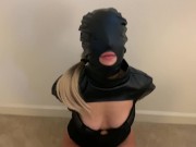 KinkyViolet Armbinder Blowjob