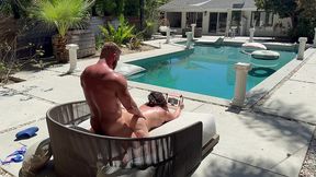 bts with busty & horny august heat