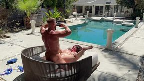 bts with busty & horny august heat