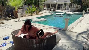bts with busty & horny august heat