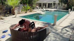 bts with busty & horny august heat