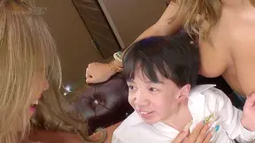 Three Horny Japanese Wives One Lucky Little Man Get Wild