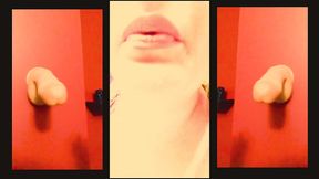 your step mom punishes you for looking at porn spitting and cock slapping no talking