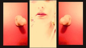 your step mom punishes you for looking at porn spitting and cock slapping no talking