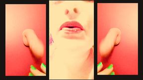 your step mom punishes you for looking at porn spitting and cock slapping no talking