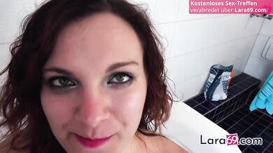 Blind date in hot tub with German milf after bathtub double feature