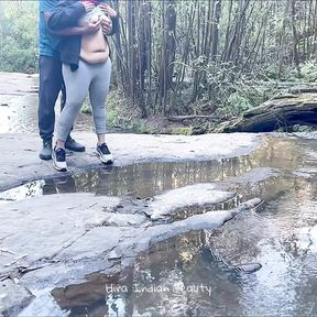 Pretty Indian Couple Making Love in River Side - Desi Outdoor Sex - Risky Romance