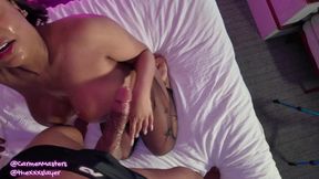 Hard Sex with Thick Caribbean TS Carmen Masters