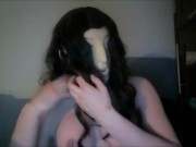 Angel's Night Pt1! Masking in female mask Angel from Celes!