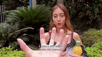 Lexy Star is having hardcore sex with a Spanish guy and moaning from pleasure while cumming
