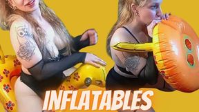 Playing with my inflatables