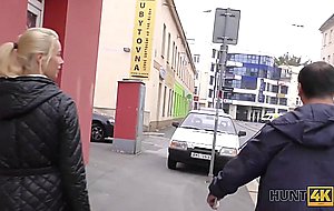 Hunt4k. blonde picked up by man who wanted to help her financially