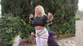 Zoey Ziptie 72h Extreme Challenge - Chapter 14 - Bondage Walk & Outdoor Training- Part 1 mp4 HD