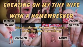 Cheating on My Tiny Wife with a Homewrecker