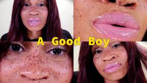 A Good Boy- Ebony Femdom Goddess Rosie Reed Slave Training Mental Conditioning- standard definition