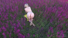 19yo Braided Nymph Nova Gets Fully Naked Outdoors!