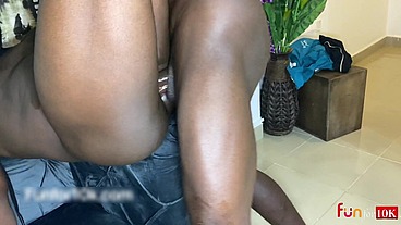 Busty Bottom Gets Rammed In Fat ass