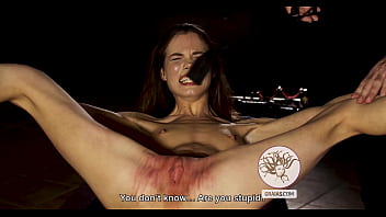 Dr  Lomp punishes slut's bruised pussy with a whipping
