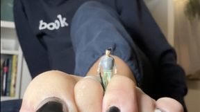 giantess interview and demonstration with feet role play