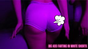 Big Ass Farting in White Shorts