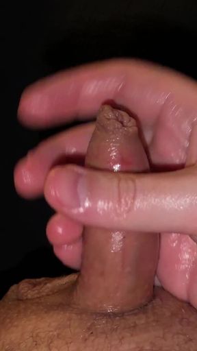 A Friend Jerks Off My Little Uncut Cock   Clip 1