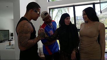 las porno star allyah yasin y clea gautier de vacaciones en rd con dos morenos pingones