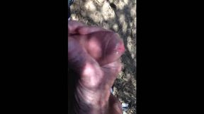 Old Men Wank Young Cock Outdoors