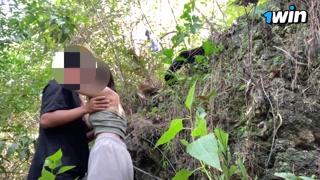 Asian Petite Teen Fucked In The Woods