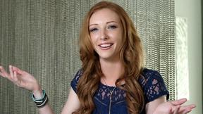 ”Redhead Katy Kiss enjoying a professional prick”